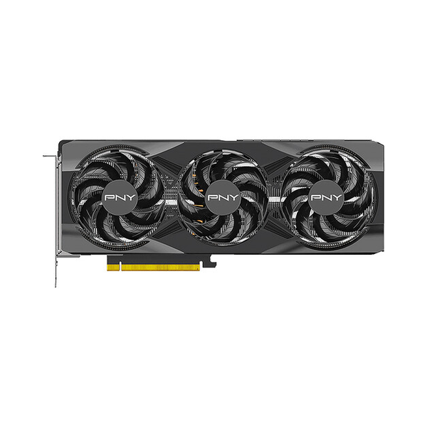 PNY GeForce RTX 5070 Ti VERTO Triple Fan OC Edition Graphics Card, GDDR7 16 GB 256-bit Memory, HDMI 2.1b, DP 2.1b Outputs, PCI Express 5.0, 2790 MHz Boost Clock, 896  GB/s Memory Bandwidth, 1 Year Warranty