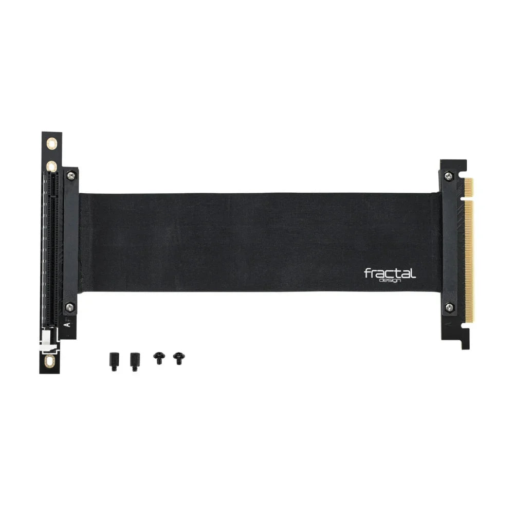 Fractal Design Flex VRC-25 PCIe Riser Kit Extender Cable, PCIe 3.0 x16, 210mm, Black