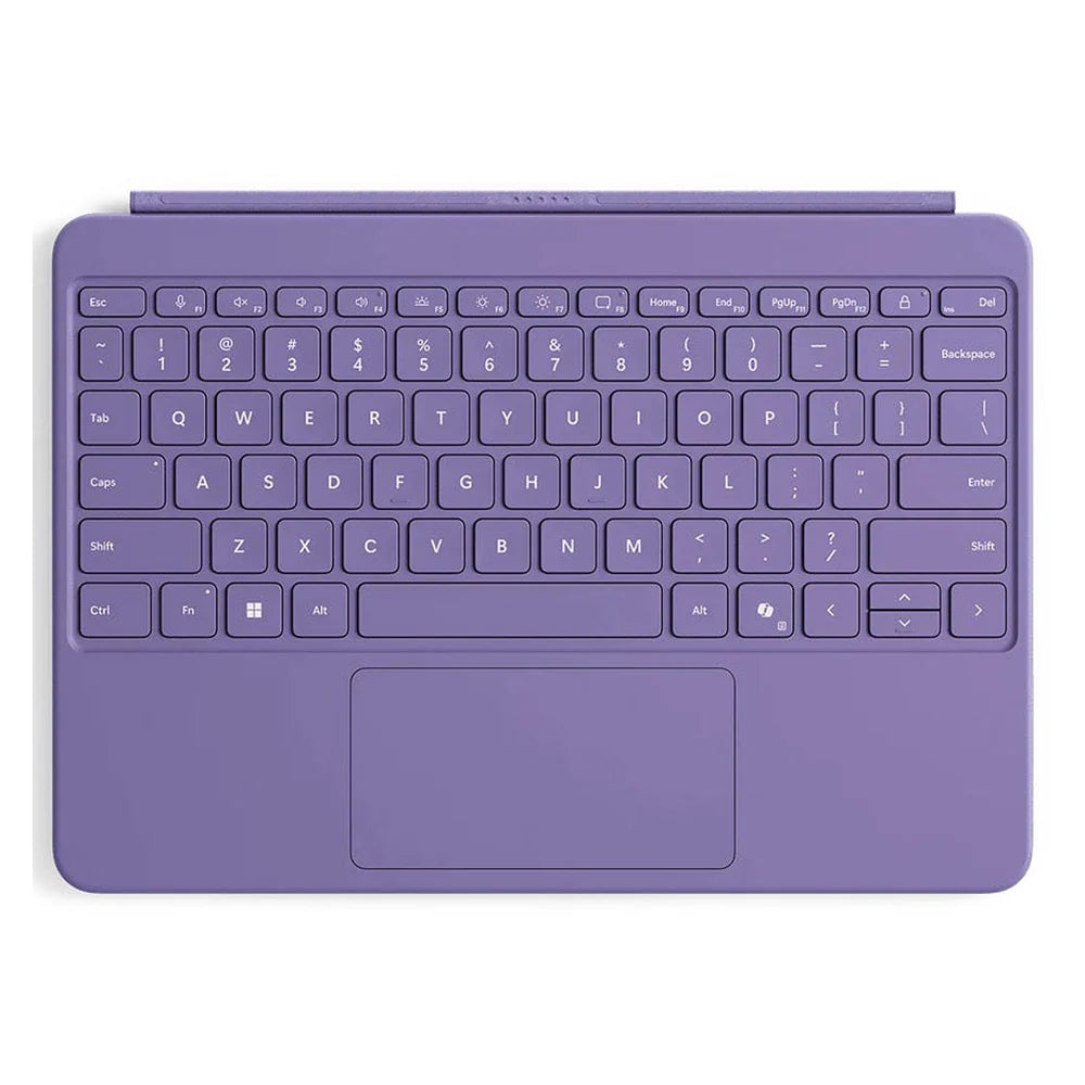 Microsoft Surface Pro 12 Keyboard, Backlit Keys, Precision Touchpad, Alcantara Finish, Dynamic Hinge, Magnetic Attachment, English & Arabic Keyboard, Violet, 1 Year Warranty