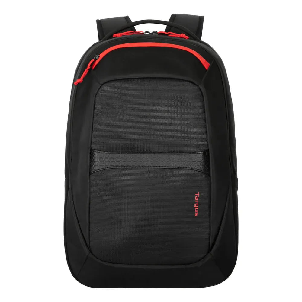 Targus Strike II Gaming Backpack, Fits up to 17.3" Laptops, Durable 500D Guc Fabric, Oversized Internal Compartment, Dedicated Side Pockets, Black, 1 Year Warranty