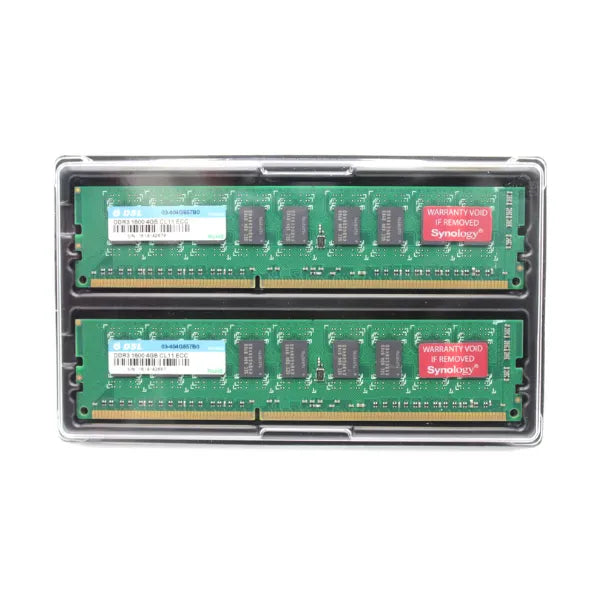 Synology ECC03 Memory Kit, 4 GB(1x4 GB), DDR3 SDRAM, 1600 Mhz, 1 Year Warranty