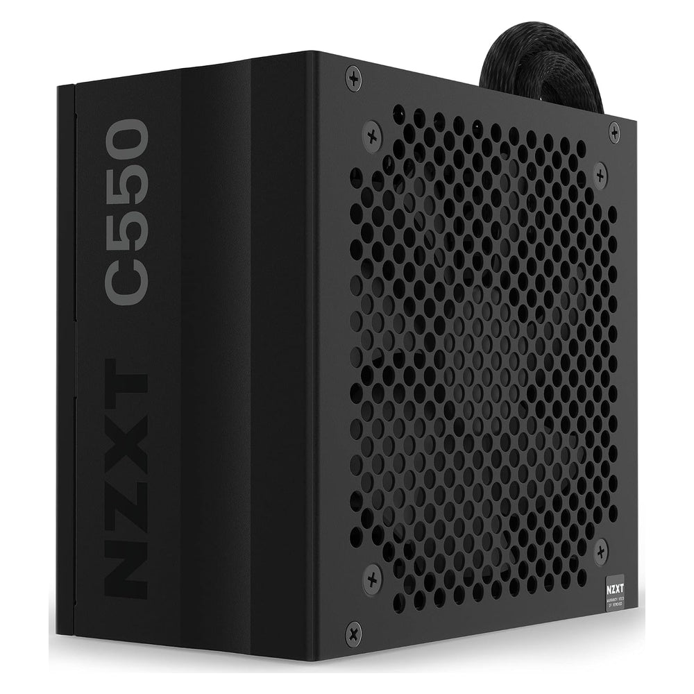 NZXT C550 80 Plus Bronze Semi-Modular Power Supply, 550W, Semi-Modular, ATX, Black, 1 Year Warranty