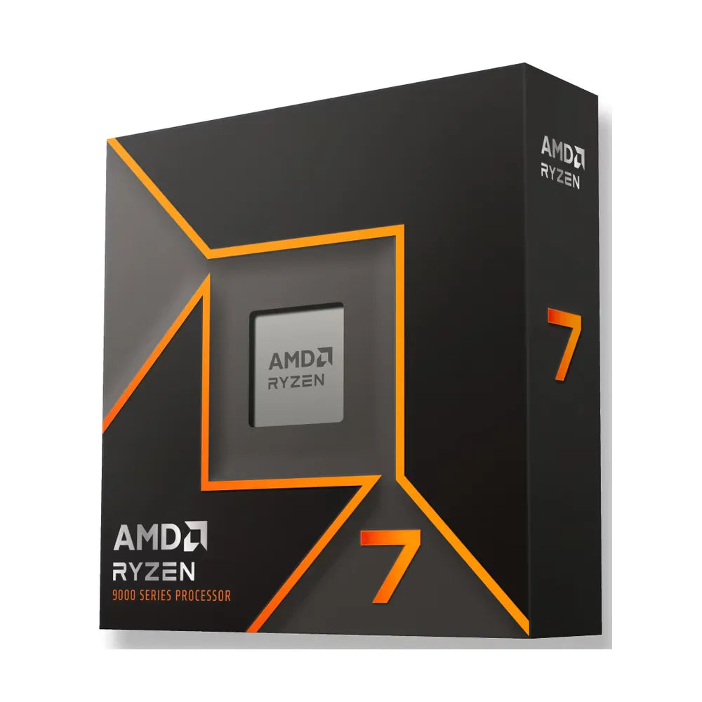 AMD Ryzen 7 9700X Processor, 8-Core, Base Core Frequency 3.8 GHz, Turbo Frequency 5.5 GHz, 640KB L1 Cache, DDR5, AM5 Socket, 1 Year Warranty