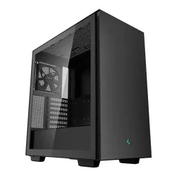 DeepCool CH510 Mid Tower PC Casing, Tempered Glass Panels, Sleek & Minimalistic Design, 380mm GPU Support, USB 3.0, Black, 1 Year Warranty