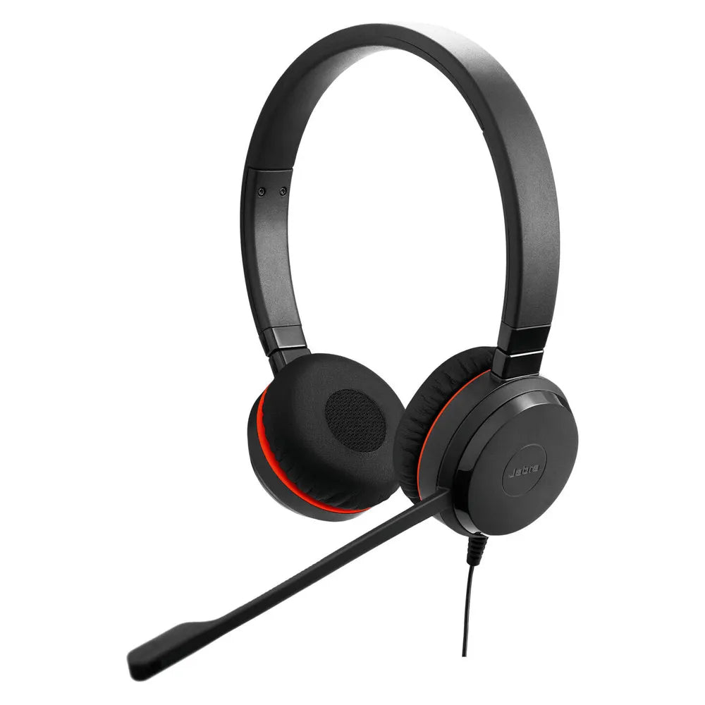 Jabra Evolve 30 II MS Stereo Headset, USB Type-C / A Connectivity, On-Ear, 28mm Driver Size, Adjustable Boom Microphone, Supraaural Ear Coupling, Black, 1 Year Warranty