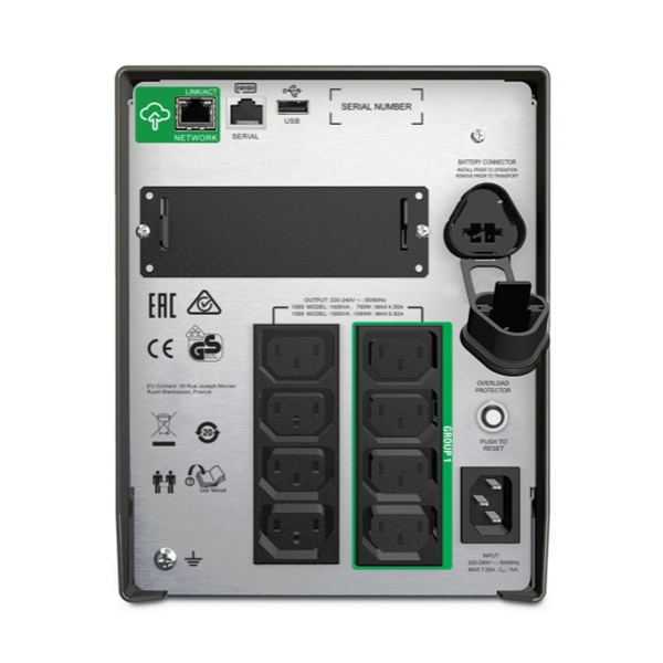 APC Smart-UPS 1000VA, Tower, LCD 230V with SmartConnect Port