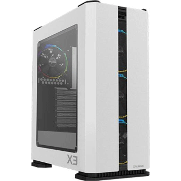 ATX CASE ZALMAN X3 MID TOWER GAMING-WHITE