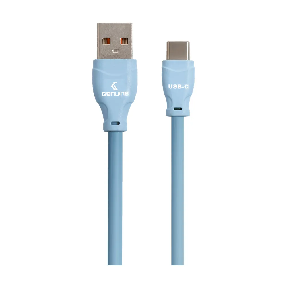 Genuine USB 2.0 - A to C Cable, Cable Length 1.5M, 100W, Blue, 1 Year Warranty