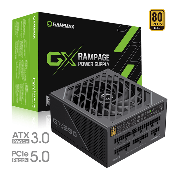 POWER SUPPLY 850W GAMEMAX GX850 PRO GOLD ATX-3.0,PCIe 5.0