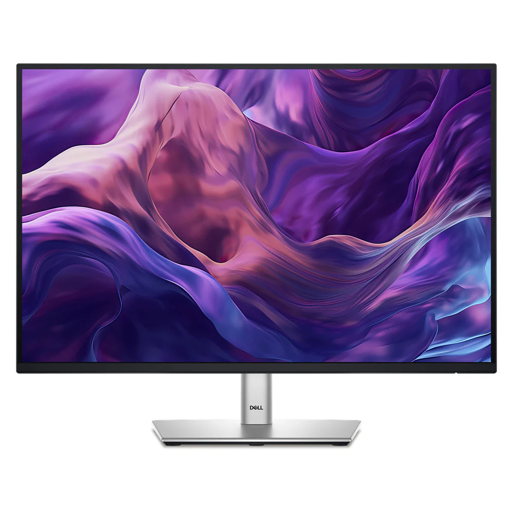 Dell P2425 Monitor, 24" WUXGA (1920 x 1200) Resolution, 100Hz, IPS Panel, Anti-glare, 5ms Response Time, HDMI, DisplayPort, VGA, USB Hub, Tilt/Height Adjustable Stand, Black, 3 Year Warranty