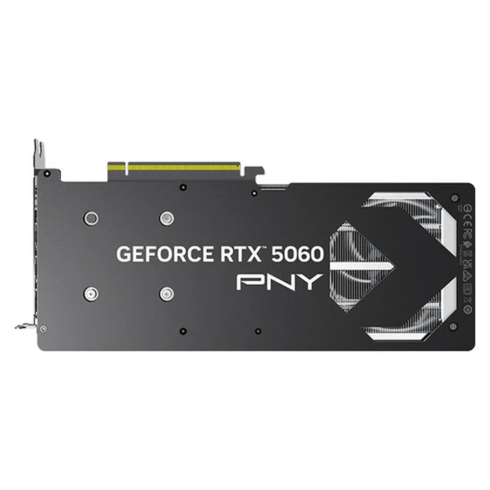 PNY GeForce RTX 5060 ARGB EPIC-X RGB OC Triple Fan Graphics Card, GDDR7 8GB 128-bit Memory, HDMI & DP Outputs, PCI Express 5.0, 2580 MHz Engine Clock, 28 Gbps Memory Clock, 1 Year Warranty