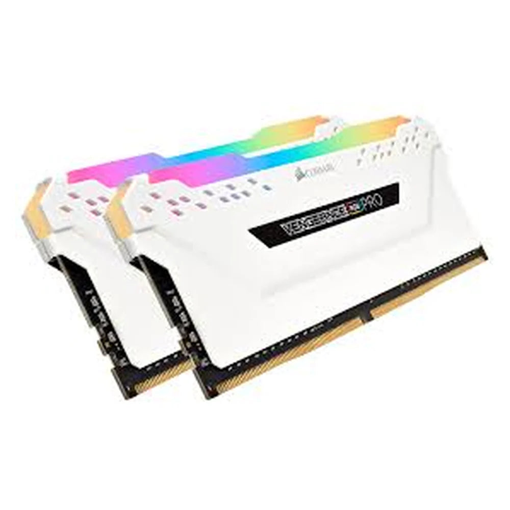 Corsair Vengeance RGB PRO Memory Kit, 16GB (2x8GB), DDR4 DRAM, 3600 MT/s, PC4-28800, CL18, RGB Lighting, Non-ECC Unbuffered, DIMM, 1 Year Warranty