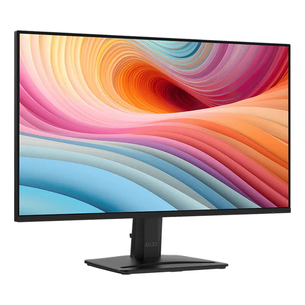 MSI PRO MP251 E2 Business Monitor, 24.5" FHD (1920 x 1080) Resolution, 120Hz, IPS Panel, 1ms (MPRT) Response Time, HDMI, DisplayPort, D-Sub (VGA), Tilt Adjustable Stand, Black, 1 Year Warranty