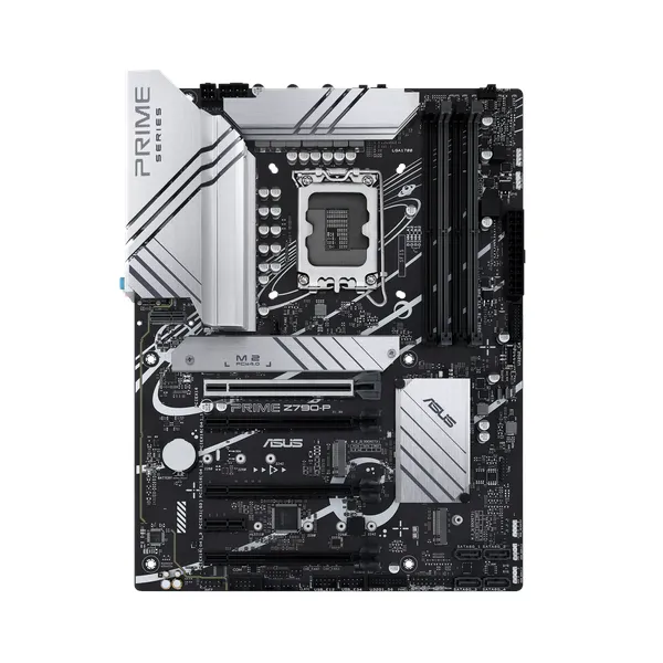 Asus PRIME Z790-P Motherboard, LGA 1700 Socket, ATX Form Factor, DDR5 Ram, PCIe 5.0 With SafeSlot Core+, USB 20 GBps, HDMI, DisplayPort, Realtek 2.5 GB Ethernet With Asus LANGuard, Aura Sync, 1 Year Warranty