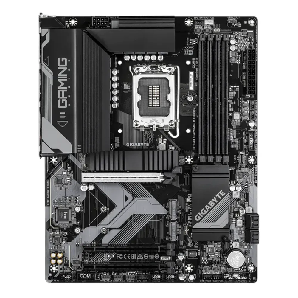 Gigabyte B760 GAMING X GEN5 Motherboard, LGA1700 Socket, ATX Form Factor, DDR5 Ram, PCIe 5.0, HDMI, DisplayPort, Realtek 2.5Gb Ethernet, RGB Fusion, 1 Year Warranty