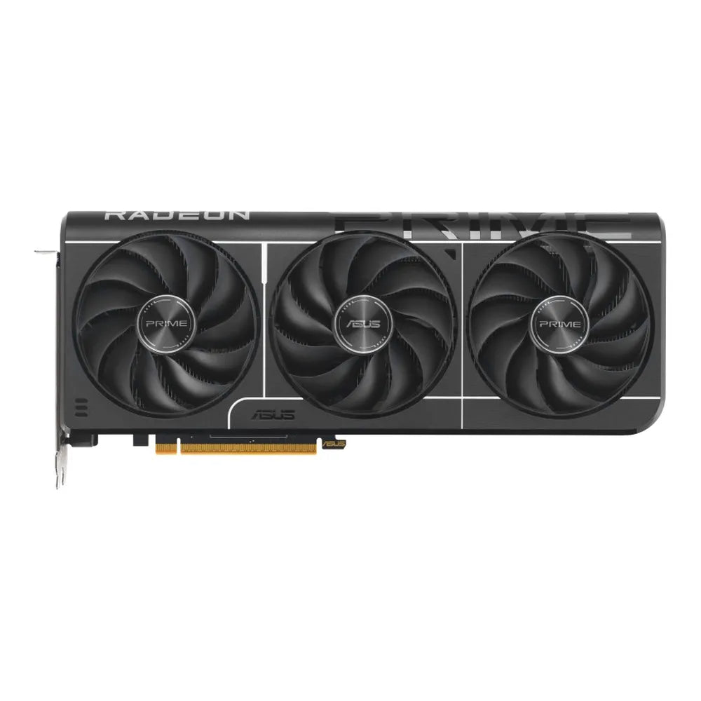 Asus Prime Radeon RX 9070 EVO OC Edition Graphics Card, GDDR6 16GB 256-bit Memory, HDMI 2.1 & DP 2.1 Outputs, PCI Express 5.0, 2610 MHz OC Mode Core Clock, 20 Gbps Memory Clock, 578 AI TOPS, 1 Year Warranty
