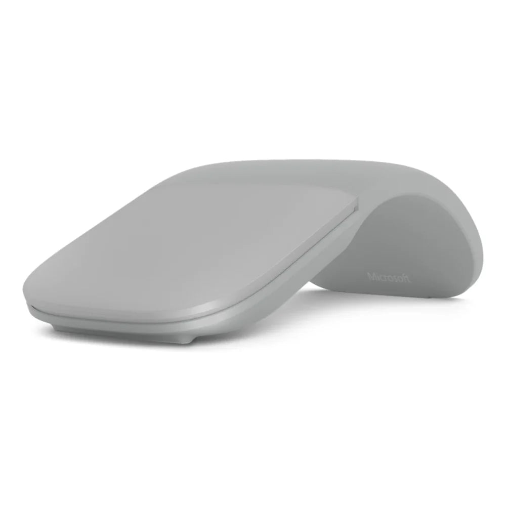 Microsoft Surface Arc Mouse, Bluetooth 4.1, Bendable tail Design, Up to 6 months Battery Life, Light Gray, 1 Year Warranty