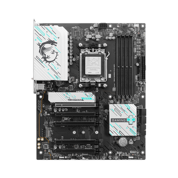 Msi B840 Gaming Plus WiFi Motherboard, AM5 Socket, ATX Form Factor, DDR5 Ram, PCIe 4.0, Wi-Fi 7, Bluetooth 5.4, USB 10 GBps, 2.5G LAN, 1 Year Warranty