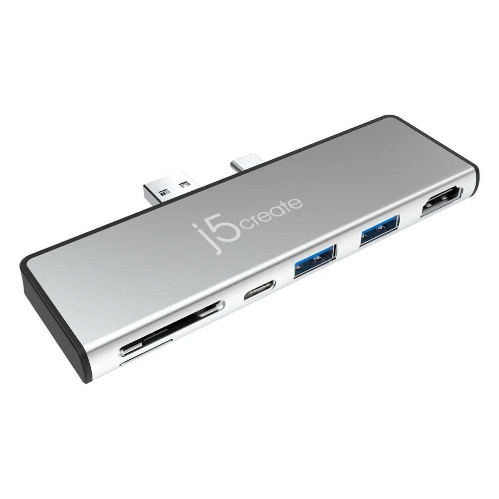 J5Create UltraDrive Mini Dock for Surface Pro 7, USB-C, HDMI, Card Reader, 1 Year Warranty