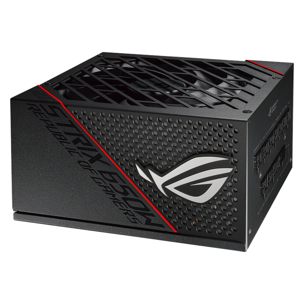 Asus ROG Strix 80 Plus Gold Modular Power Supply, 650W, Fully Modular, Magnetic Logo, Axial-tech fan design, ATX, Black, 1 Year Warranty