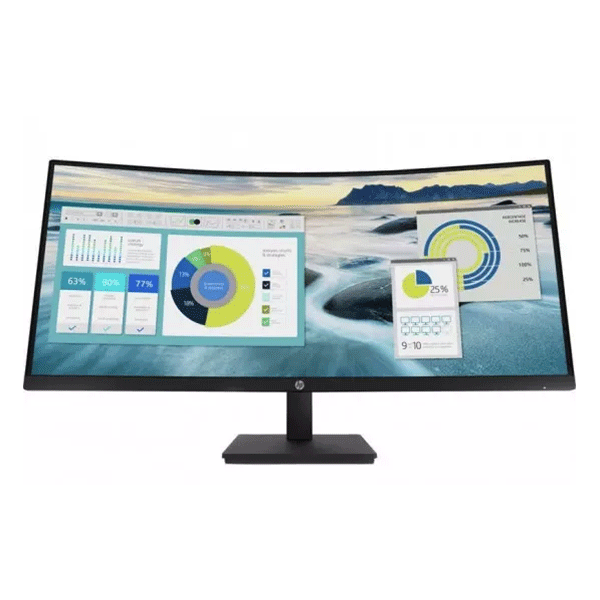 HP 34'' P34HC G4 WQHD (3440 x 1440) Curved USB-C Monitor with 3 Year Warranty
