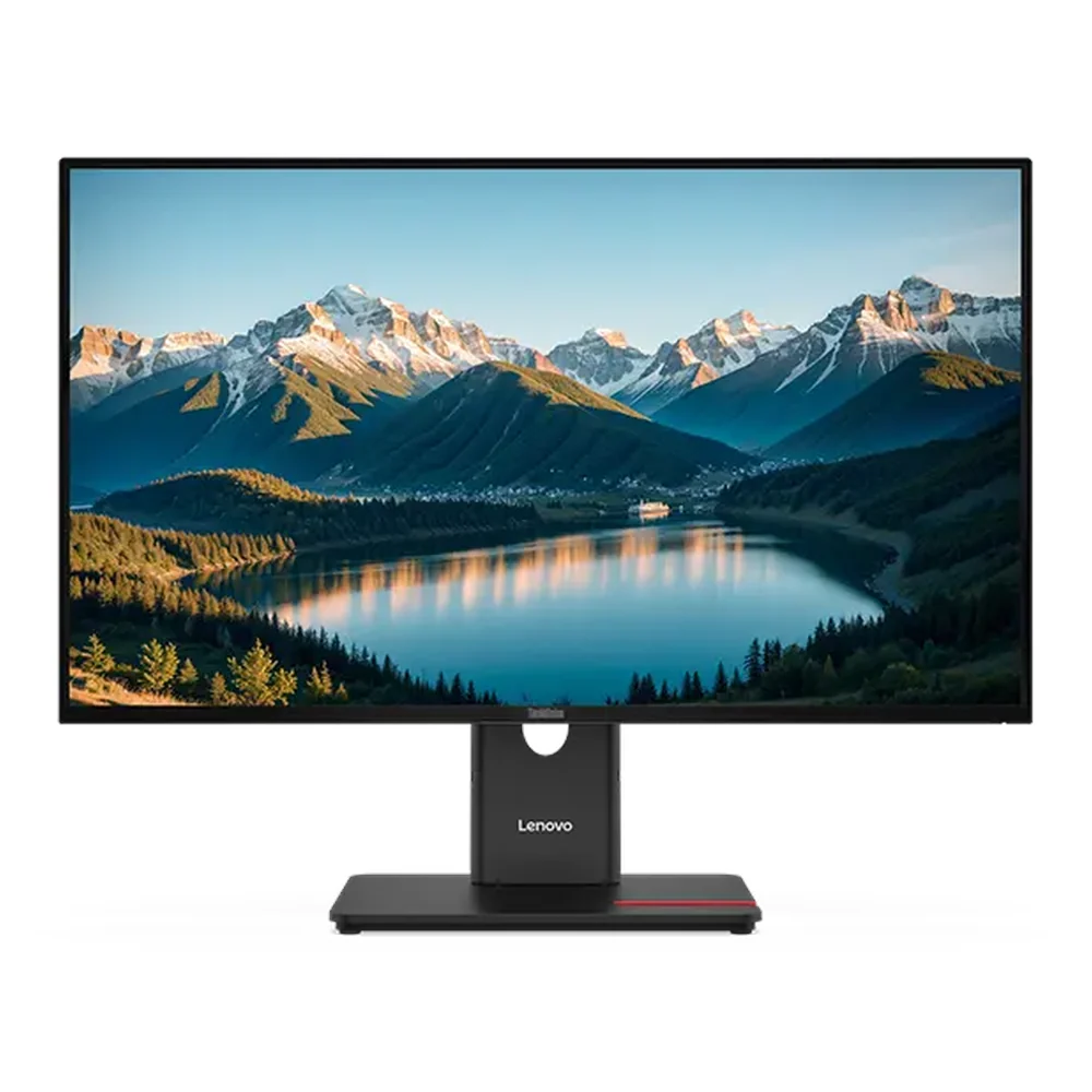 Lenovo ThinkVision T27q-40 27" QHD IPS Professional Monitor, 120Hz Refresh Rate, 4ms Response Time, HDR10, Ergonomic Stand, Black, 3 Year Warranty