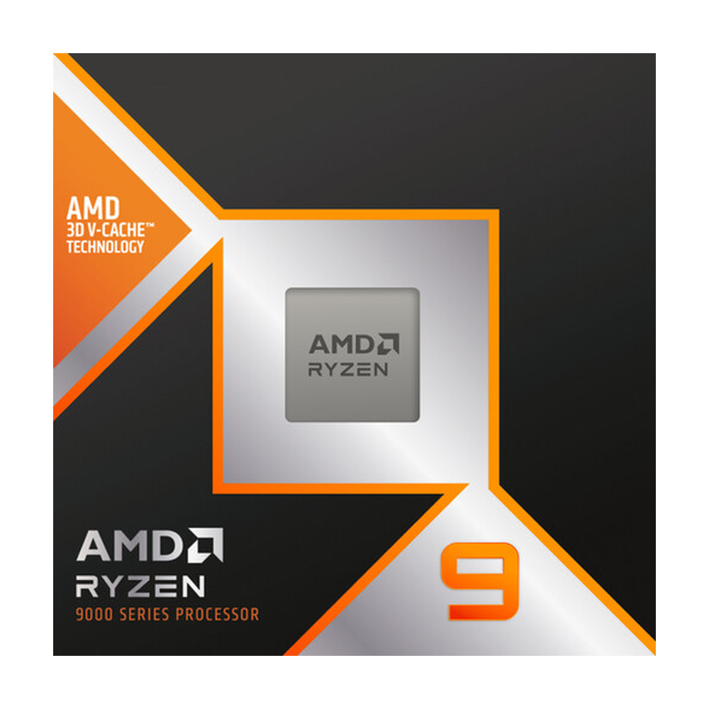 AMD Ryzen 9 9950X3D Processor, 16-Core, Base Core Frequency 4.3 GHz, Turbo Frequency 5.7 GHz, 1280KB L1 Cache, DDR5, AM5 Socket, 1 Year Warranty