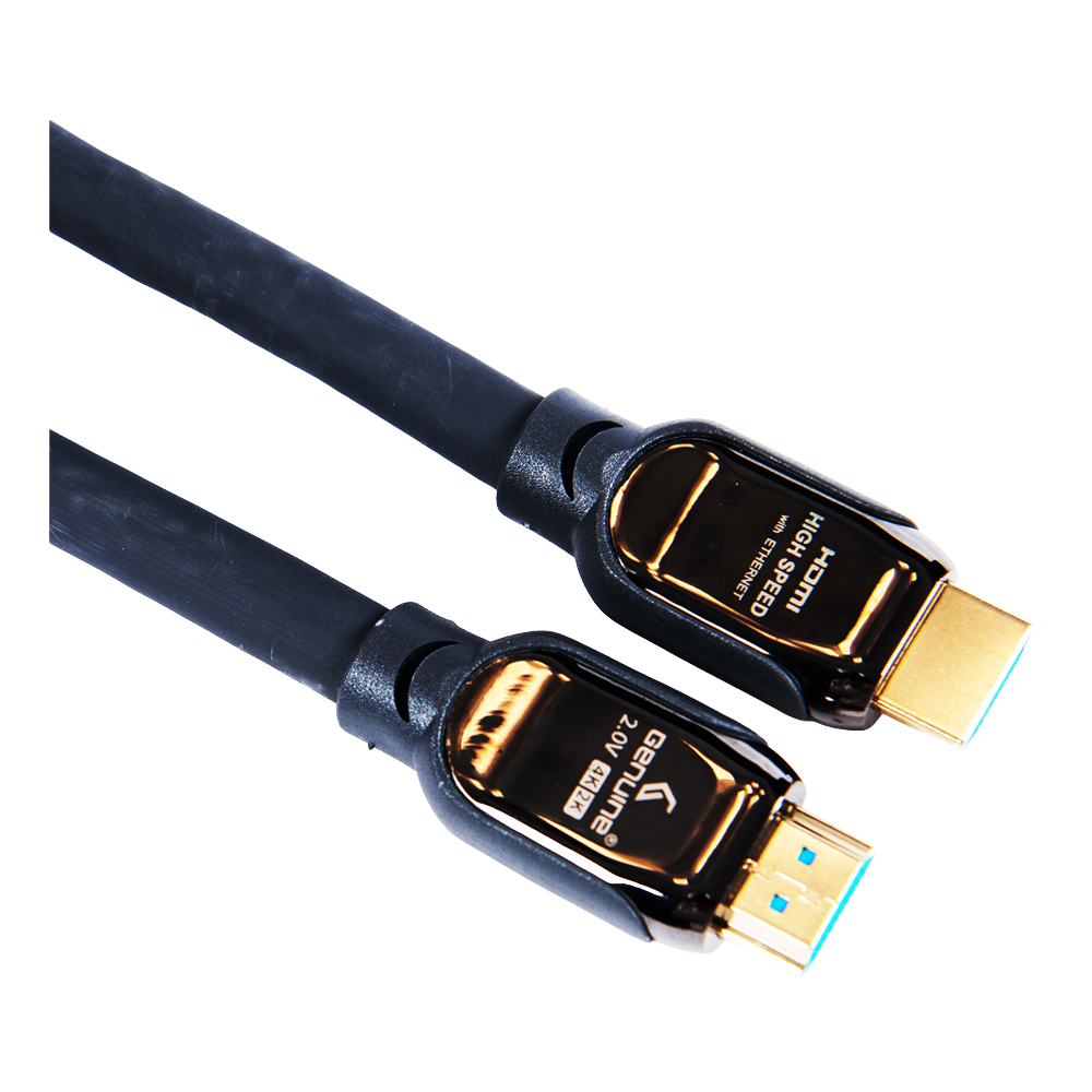 Genuine HDMI To HDMI Cable, Version 2.0, Supports 4K, Cable Length 15M, 2 x Ferrite Cores, 1 Year Warranty