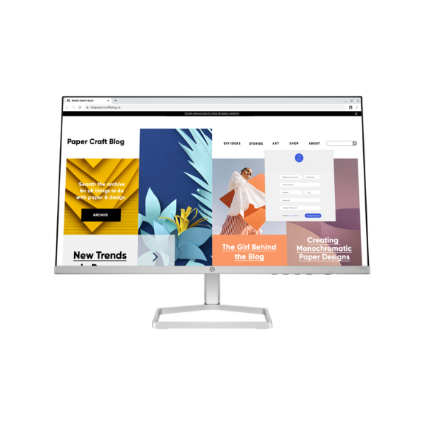HP Series 5 524SF 23.8" FHD(1920 x 1080) Monitor, Anti-glare, HDMI, VGA, Tilt, Adjustable, 1 Year warranty