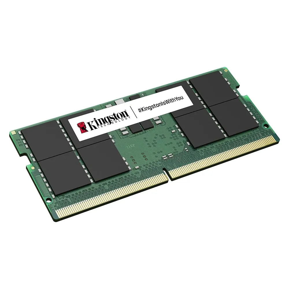 Kingston ValueRam SODIMM Non-ECC Memory Kit, 16GB(1x16GB), DDR5, 5600 MT/s, CL-46, 1 Year Warranty