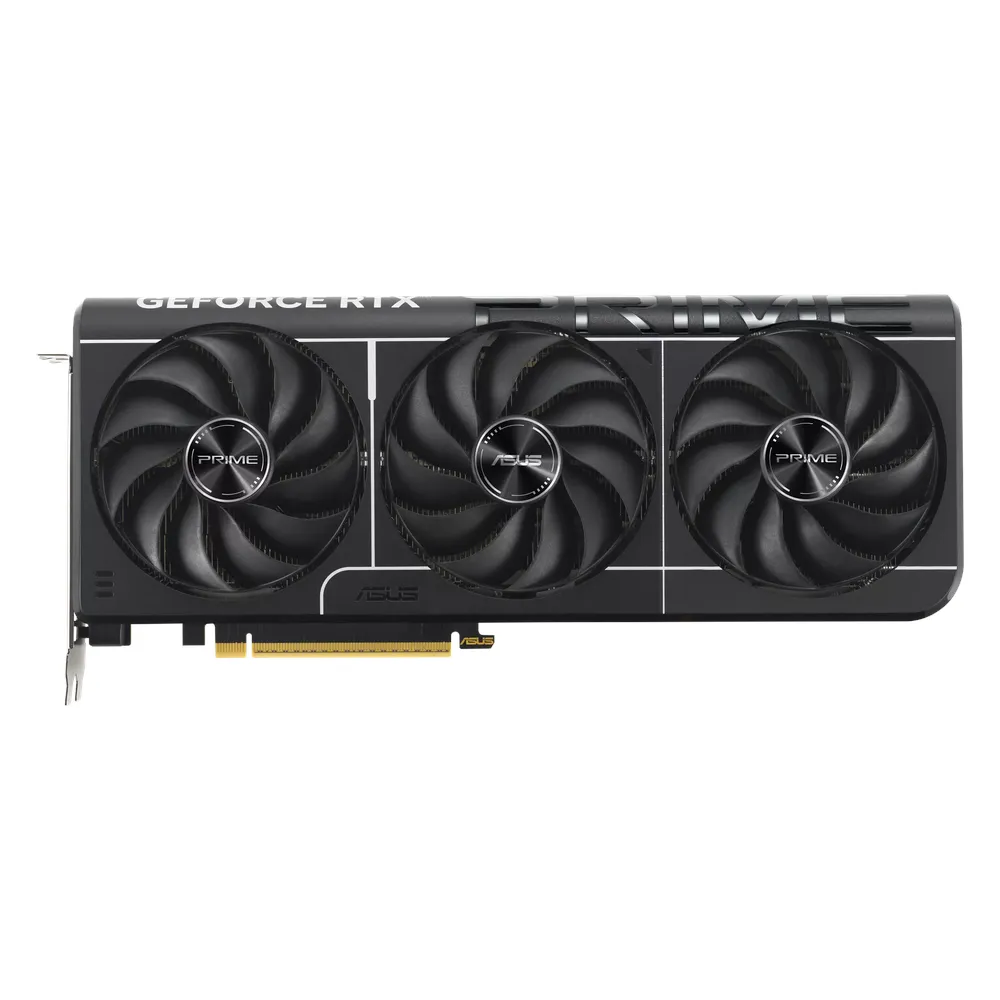 Asus PRIME GeForce RTX 5080 Graphics Card, GDDR7 16GB 256-bit Memory, HDMI 2.1b & DP 2.1b Outputs, PCI Express 5.0, 2655 MHz Core Clock, 30 Gbps Memory Clock, Triple Axial-Tech Fans, 1 Year Warranty