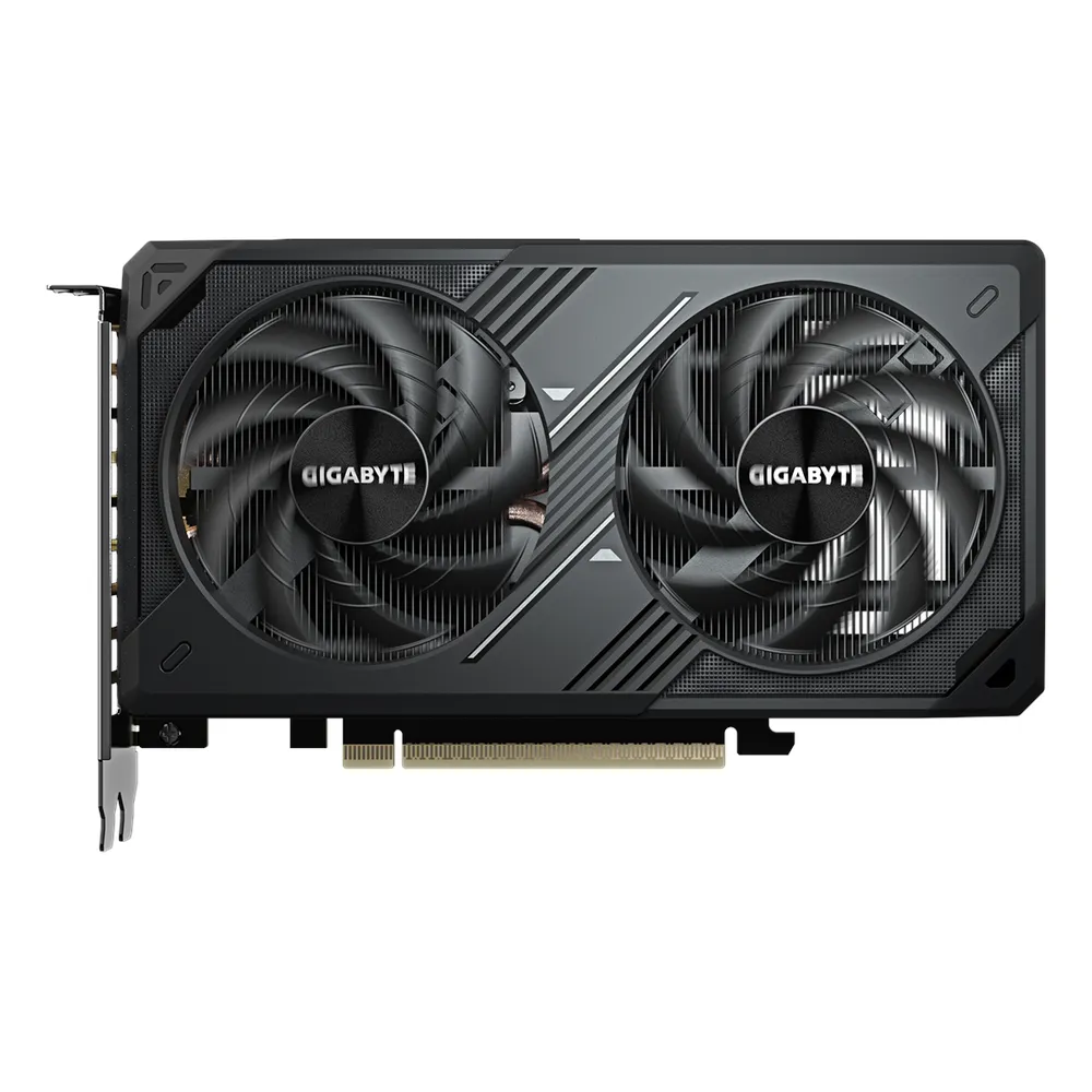 Gigabyte WINDFORCE MAX OC GeForce RTX 5060 Graphics Card, GDDR7 8GB 128-bit Memory, HDMI 2.1b & DP 2.1b Outputs, PCI Express 5.0, 2512 MHz Core Clock, 28 Gbps Memory Clock, Dual Windforce Hawk Fans, 1 Year Warranty