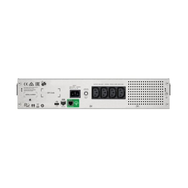 APC Smart-UPS 1500VA, 230V, LCD, rackmount, 2U, 4x IEC 320 C13 & 2x IEC Jumpers outlets, w/SmartConnect port