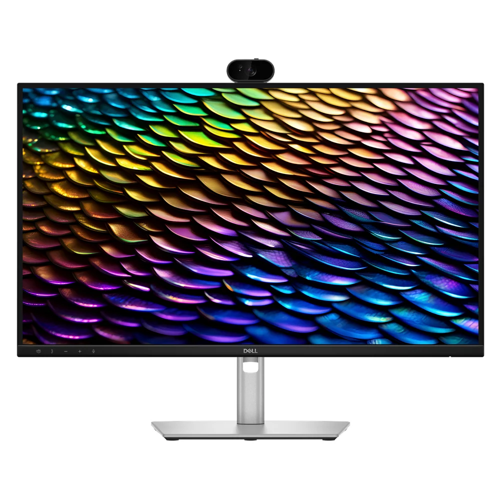 Dell Pro P2726DEB 27" QHD IPS USB-C Hub Conferencing Monitor, 100Hz Refresh Rate, 5ms Response Time, 5MP Webcam, Built-in Speakers, 90W Power Delivery, Silver & Black, 3 Year Warranty