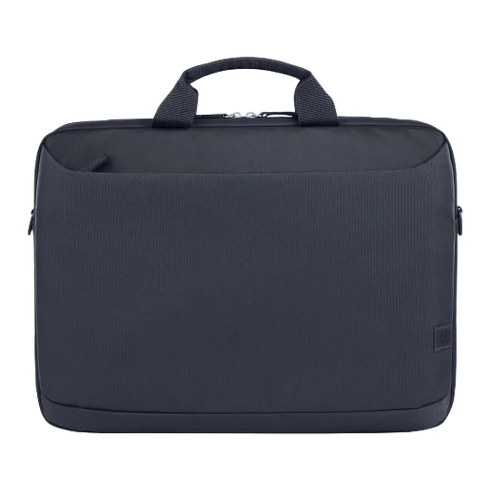 HP Toploader Bag, Fits up to 16" Laptops, Polyester Exterior, Foam Padding, Removable Padded Shoulder Strap, Integrated Trolley Strap, Quick-Access Pocket, Navy Blue, 1 Year Warranty