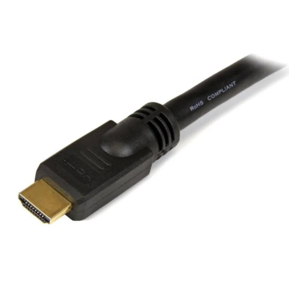 G-MAX 15M High Speed HDMI 1.4V Cable, Gold Plated Connector, RoHS Certified, PVC Jacket, Ferrite Cores, Black
