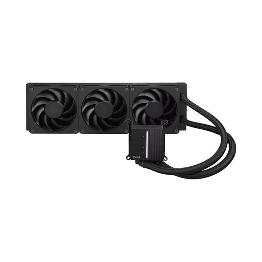 Asus ProArt LC 360 AIO Liquid Cooler, Alphacool Apex Stealth Metal Power Fans, Supports Intel, AMD Sockets, Black, 1 Year Warranty