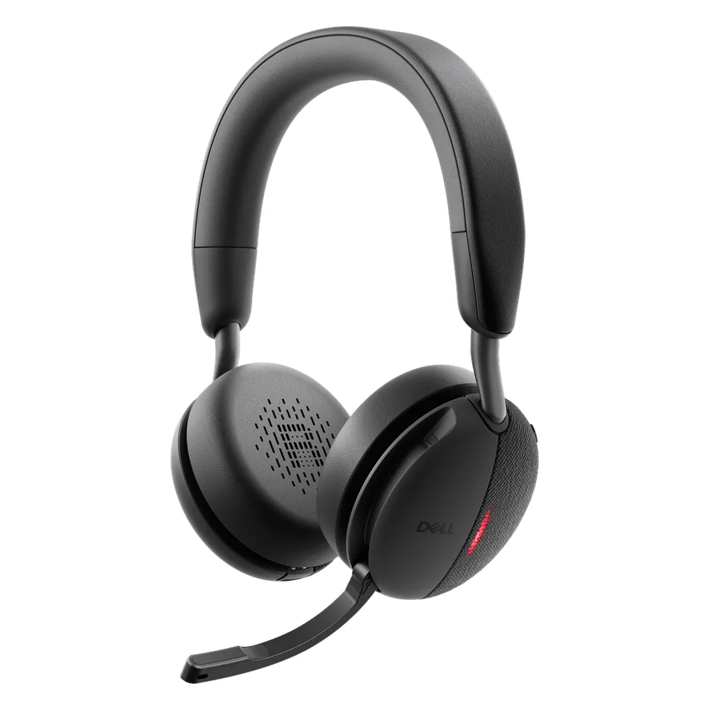 Dell Pro Plus Wireless ANC Headset, USB, Bluetooth, Noise cancellation Microphone, 40 mm Headphone Driver, 750 mAH Battery Capacity, Black, 1 Year Warranty