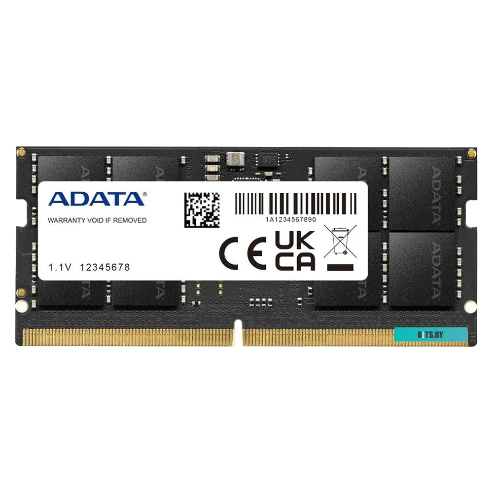 ADATA SO-DIMM Memory Module, 16GB (1x16GB), DDR5 DRAM, 5600 MT/s, 1 Year Warranty