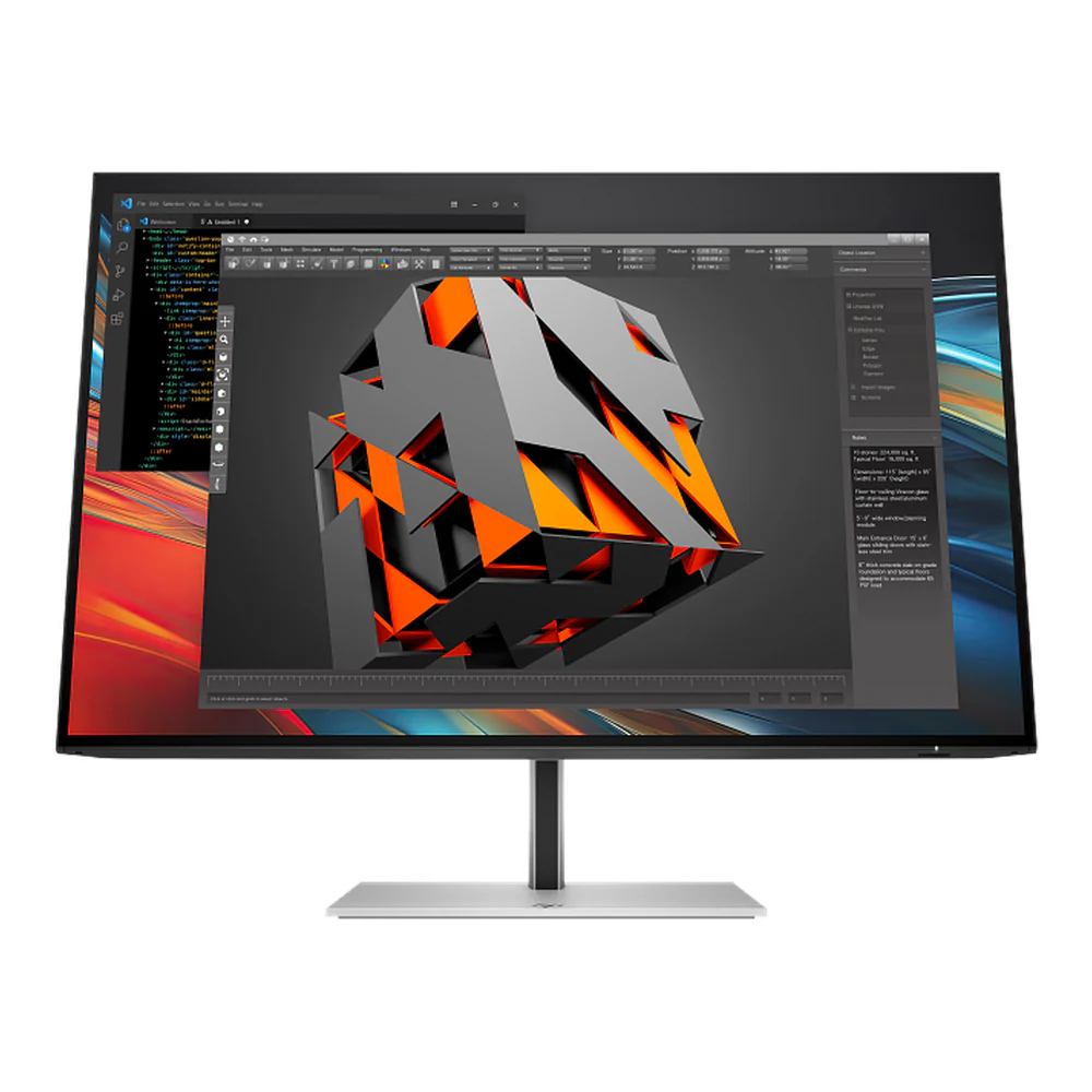 HP Series 7 Pro 724PN Monitor, 24" WUXGA (1920 x 1200) Resolution, 100Hz, IPS Panel, Anti-glare, HDMI, DisplayPort, USB Hub, Tilt/Height Adjustable Stand, Black, 3 Year Warranty