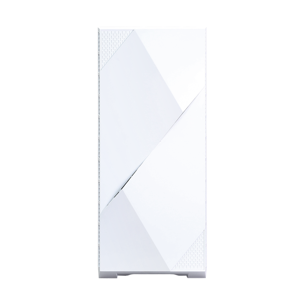 Zalman Z3 Iceberg E-ATX Case, Tempered Glass Side Panel, 2 x AR GB Fans Included, Supports 315mm GPU, White, 1 Year Warranty