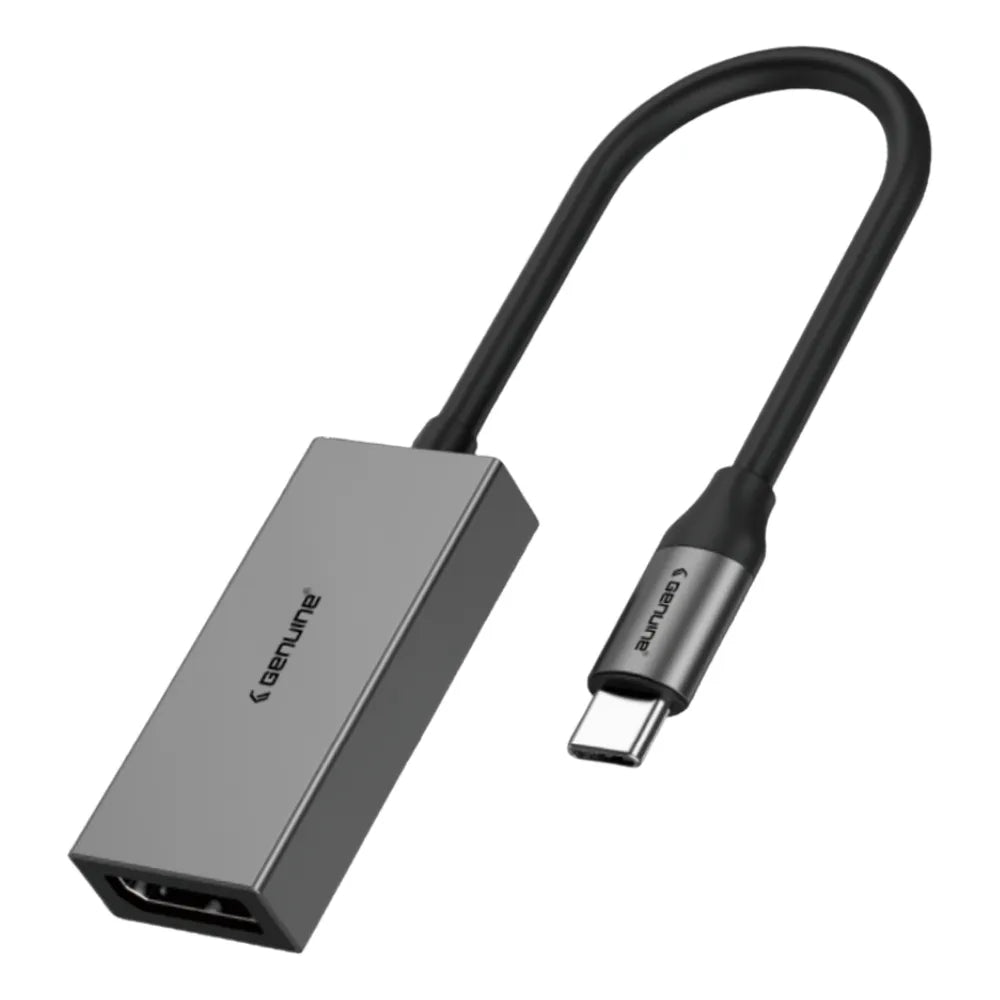 Genuine USB-C to DisplayPort Adapter, 4K60Hz Resolution Support, 1 Year Warranty