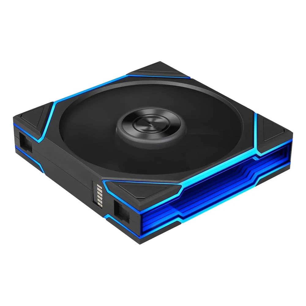 Lian Li UNI FAN TL Flex Case Fan, Single Pack, 120mm Fan Size, 2300 rpm Fan Speed, Reverse Blade Design, 83 CFM Airflow, Addressable RGB LED Lighting, Black, 1 Year Warranty