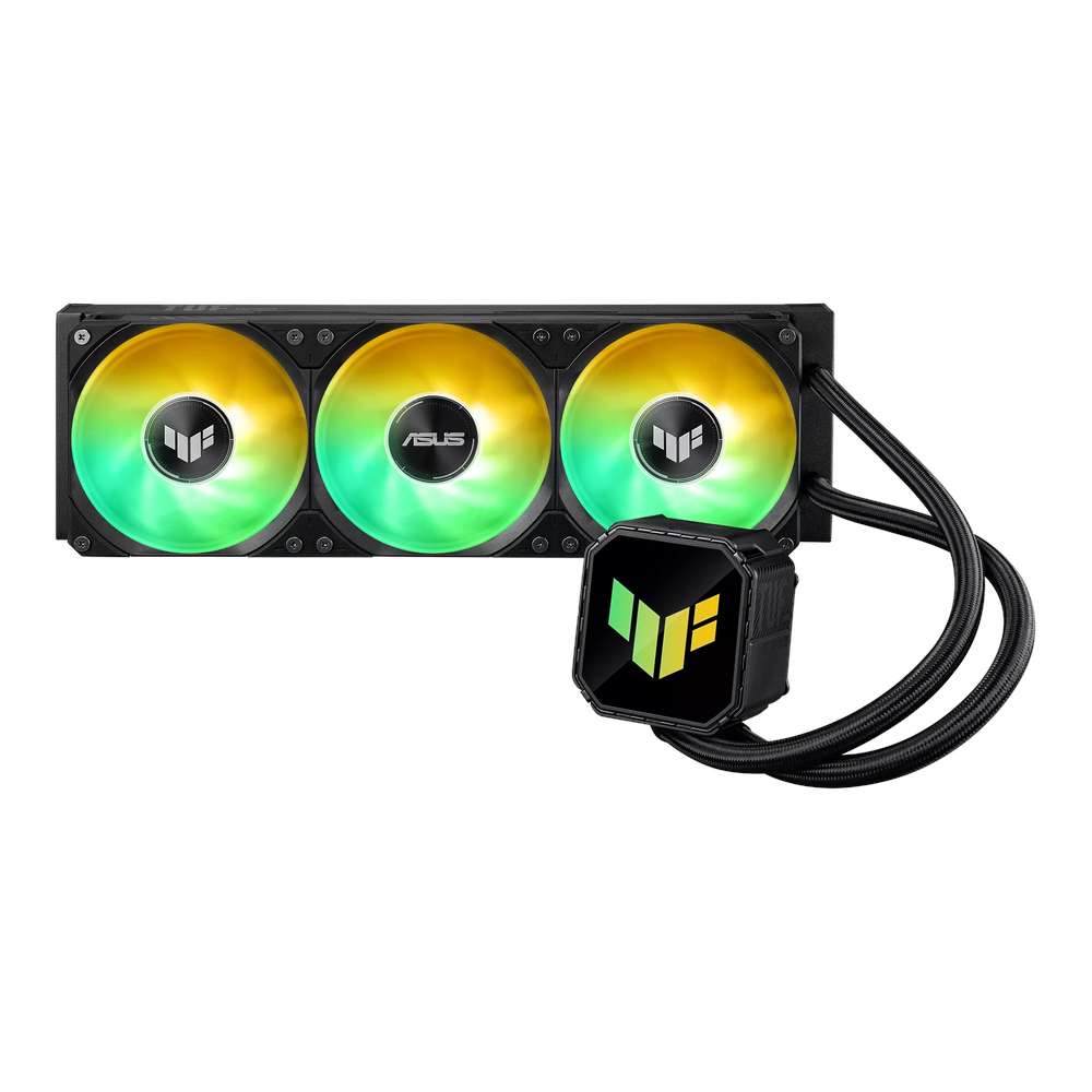Asus TUF Gaming LC III 360 ARGB Liquid Cooler, Four-Pole Design Pump, Supports Intel, AMD Sockets, Black, 1 Year Warranty