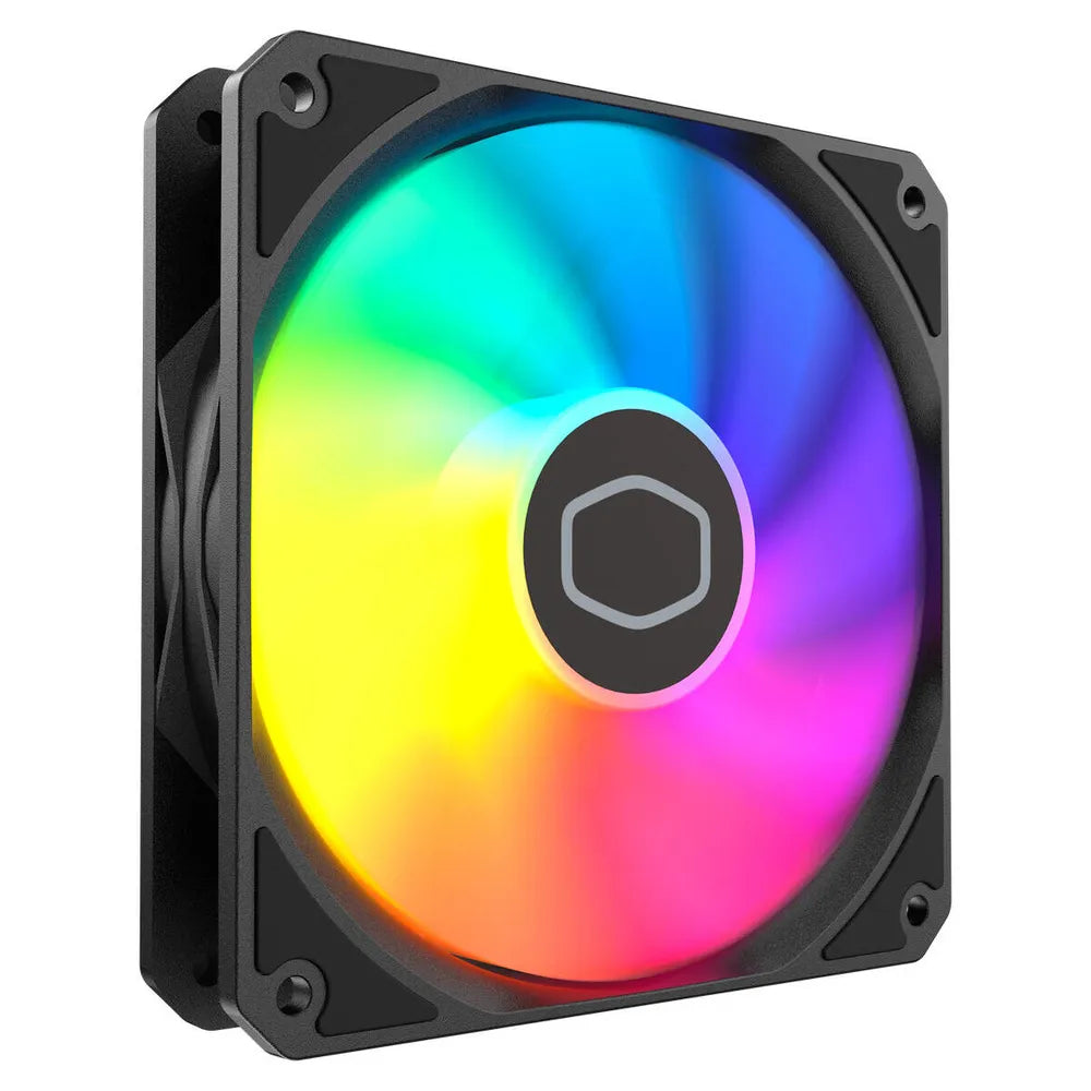 Cooler Master MasterFan MF 120 Lite Series Case Fan, Pack Of 3, Sleeve Bearing, 120mm Fan Size, 1750 rpm Fan Speed, Black, 1 Year Warranty