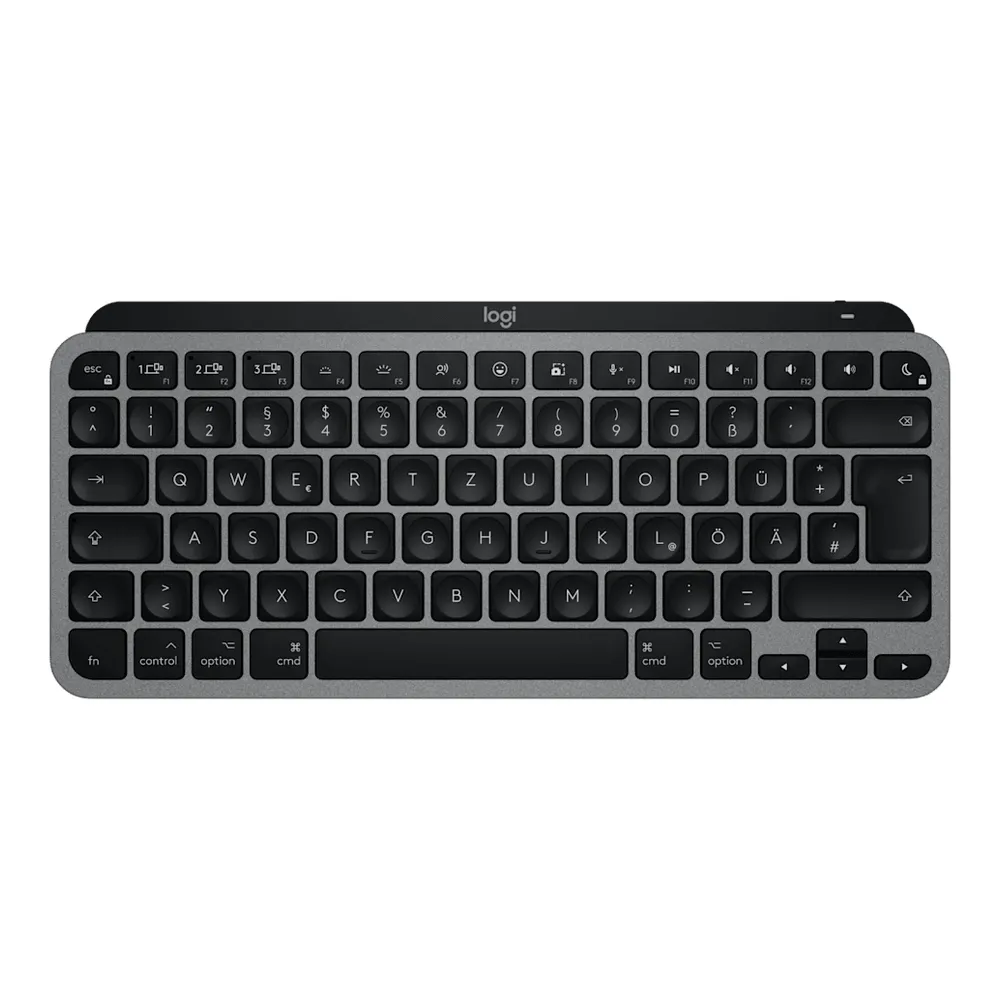 Logitech MX Keys Mini Keyboard for Mac, Bluetooth, USB-C, 1500 mAh LI-Po Battery, Proximity Sensor Backlight, Grey, 1 Year Warranty