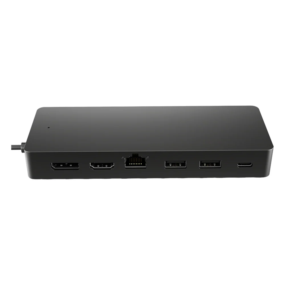 HP Universal USB-C Multiport Hub, 65W Power Delivery Pass-Through, 4K HDMI 2.0, 4K DisplayPort 1.2, Gigabit Ethernet, USB-A, USB-C Data, 1 Year Warranty