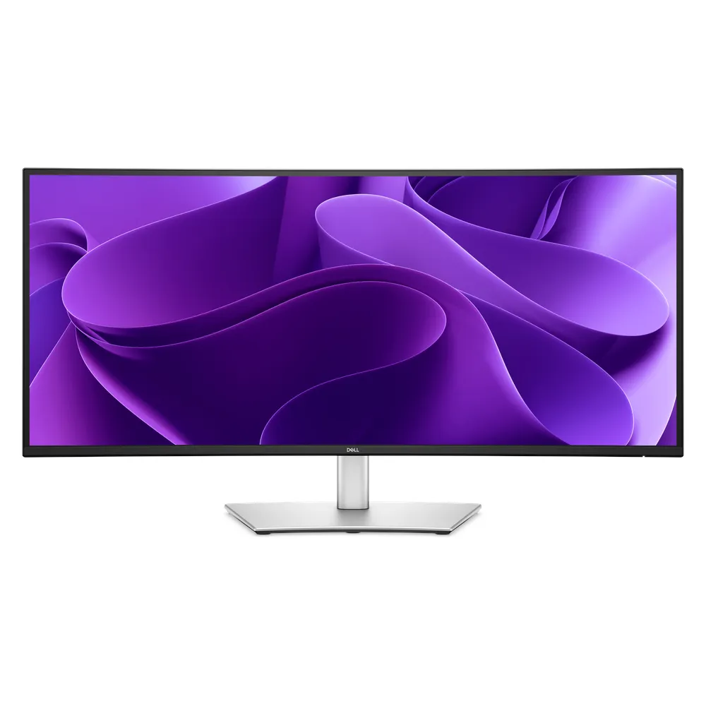 Dell Pro 34 Plus USB-C Hub Curved Monitor, 34" WQHD (3440 x 1440) Resolution, 100Hz, Anti-glare, 5ms (GTG) Response Time, HDMI, DP, USB-C, Fully Adjustable Stand, Black & Silver, 3 Year Warranty