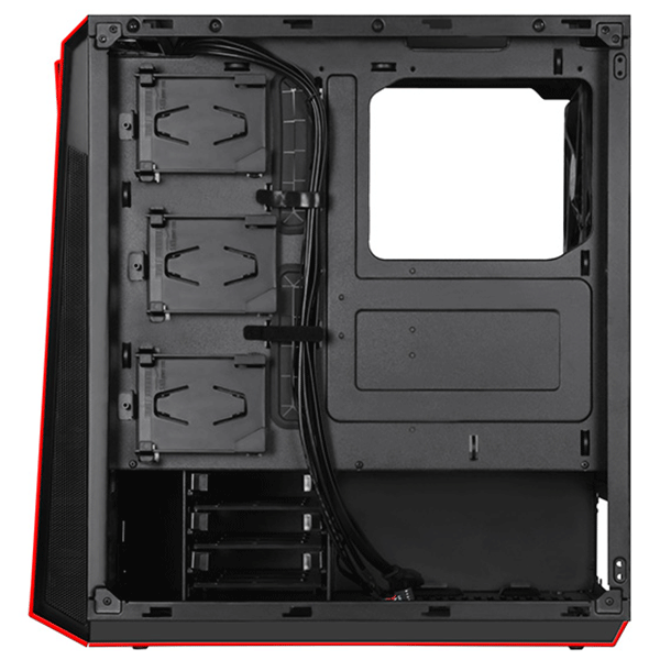 ATX CASE SILVERSTONE REDLINE BLACK