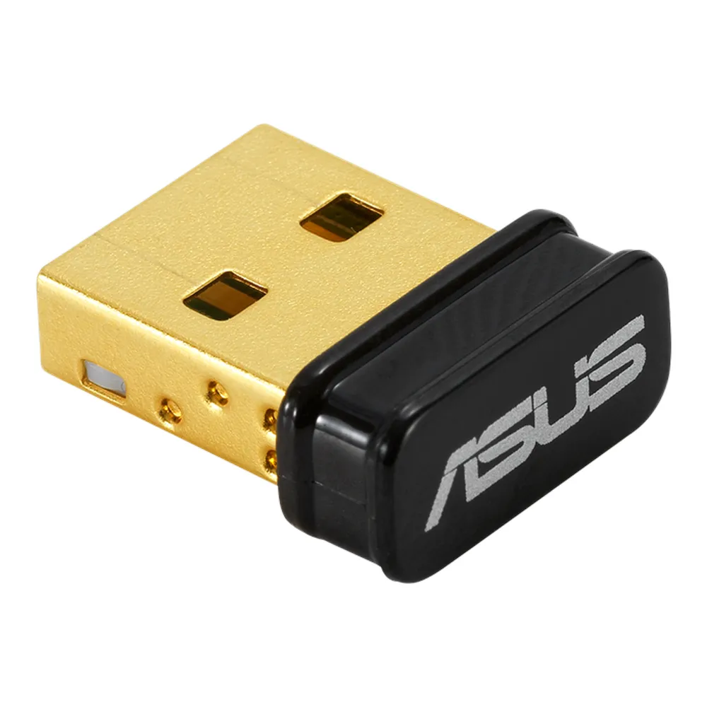 Asus USB-BT500 Bluetooth USB Adapter, Bluetooth v5.0+EDR, USB 2.0 Type-A, up to 10m Range, Black, 1 Year Warranty